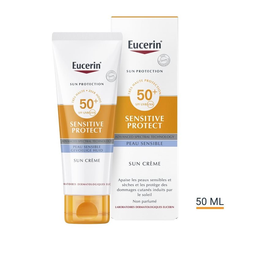 Eucerin Sun Protection Sensitive Protect Crème Spf 50+ 50 ml