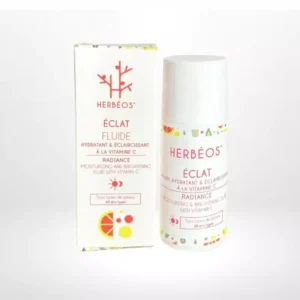 herbéos fluide clarifiant éclat a la vitamine c hydratant eclaircissa