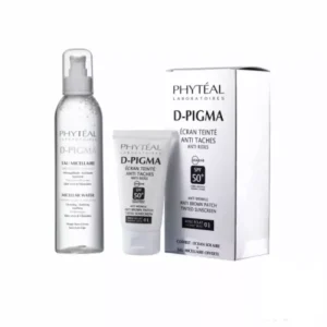 PHYTEAL DPIGMA ECRAN TEINTÉ BEIGE ECLAT SPF50 + eau micellaire