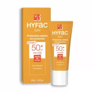 hyfac sun protection solaire invisible spf50 40ml