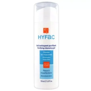hyfac gel dermatologique nettoyant visage et corps,150ml