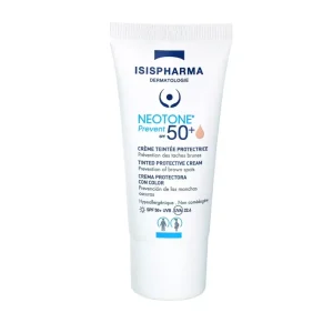 isispharma neotone prevent creme teintee protectrice spf50+ 30ml