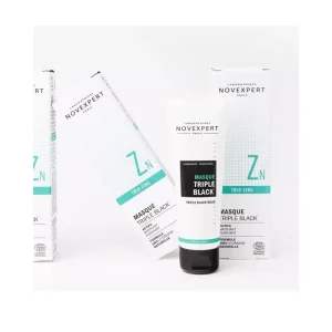 novexpert masque triple black 70g trio-zinc