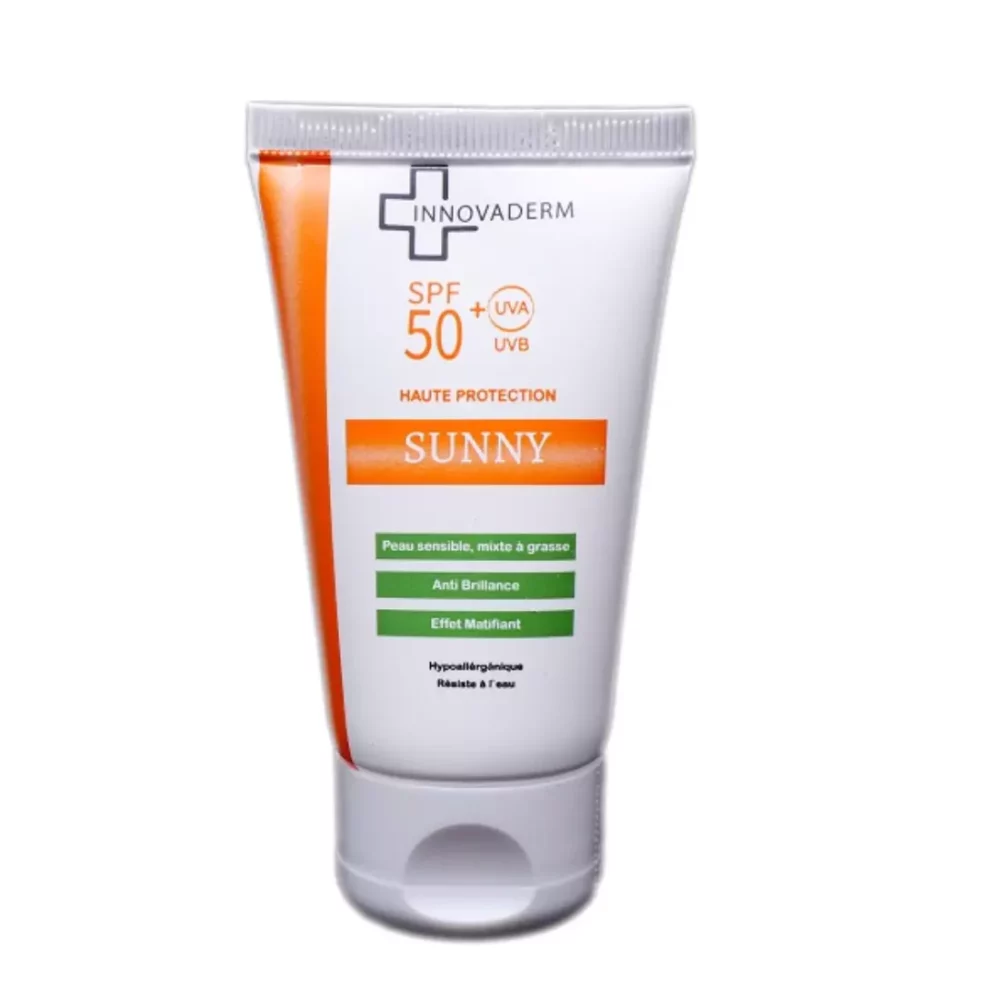INNOVADERM SUNNY SPF 50+ PEAU MIXTE A GRASSE