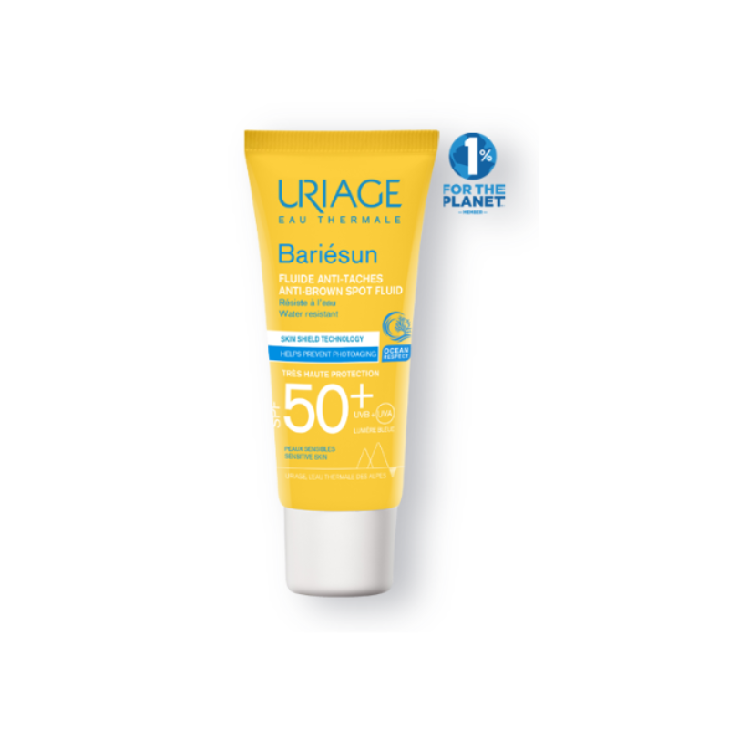 uriage bariesun fluide anti-taches spf50+ 40ml