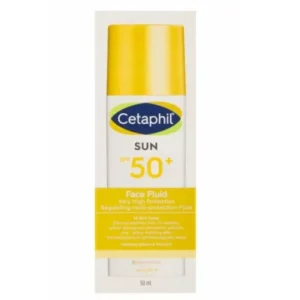 Cetaphil sun face fluid teinte light medium spf50+, 50ml