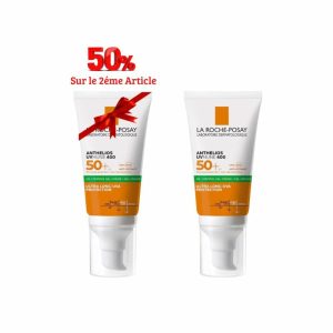 LA ROCHE POSAY ANTHELIOS UVMUNE 400 OIL CONTROL GEL CREME INVISIBLE SPF50+ 50ML(50% SUR LE 2EME)