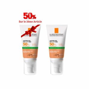 LA ROCHE POSAY ANTHELIOS UVMUNE 400 OIL CONTROL GEL CREME TEINTE SPF50+ 50ML(50% SUR LE 2EME)