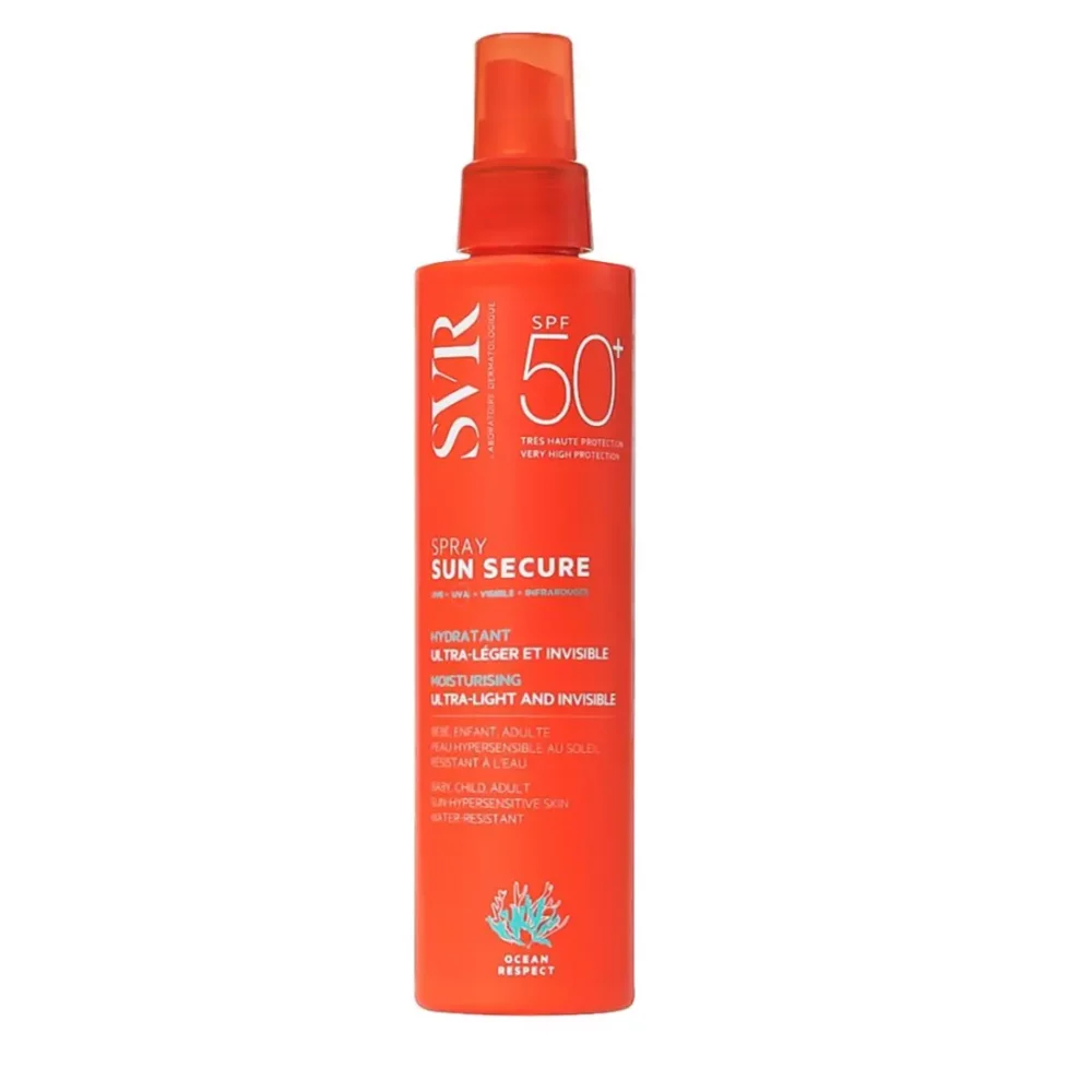 svr sun secure spray hydratant spf50+ 200ml