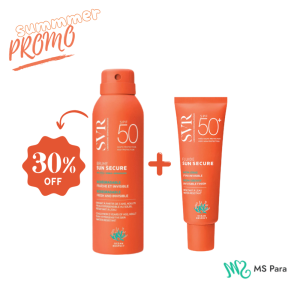 SVR PACK  SUN SECURE Brume (-30%) + Svr sun secure Fluide SPF50+