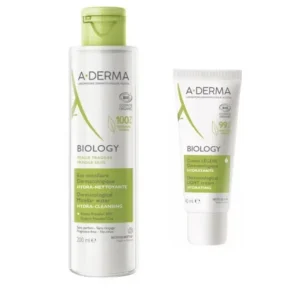 aderma kit hydratation ps cr riche + eau mic ‐50%