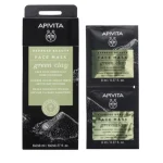 Apivita Face Masque Green Clay_Argile Verte 6*2*8