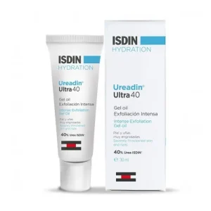 isdin hydration ureadin ultra 40 gel huile exfoliation intense 30ml