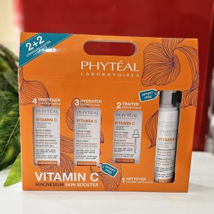 PHYTEAL VITAMINE C COFFRET SERUM + ECRAN + MOUSSE ET CREME GRATUITES